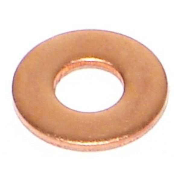 Midwest Fastener Flat Washer, For Screw Size #10 , Copper 100 PK 71841